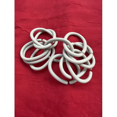 12 anneaux rideau de douche