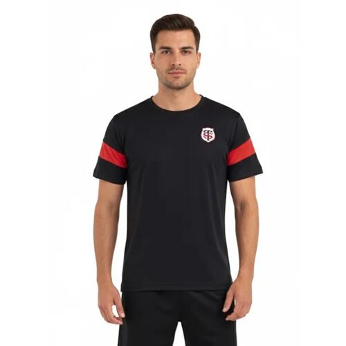 S - Maillot Rugby - Stade Toulousain - Toulouse - Polyester - Manches Courtes - Noir