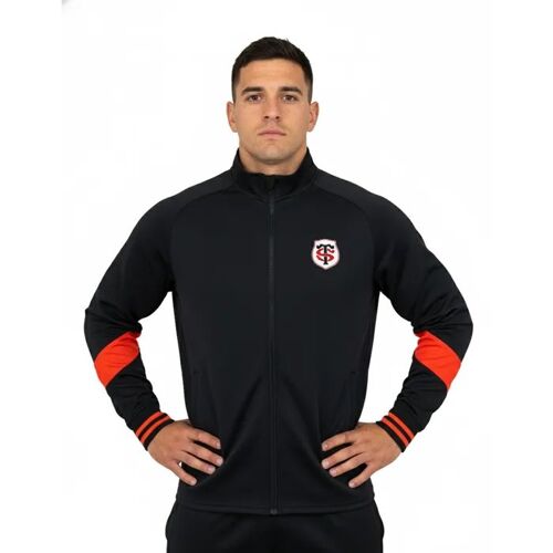 L - Veste - Stade Toulousain - Toulouse - Zippée - 92% Polyester - Officielle