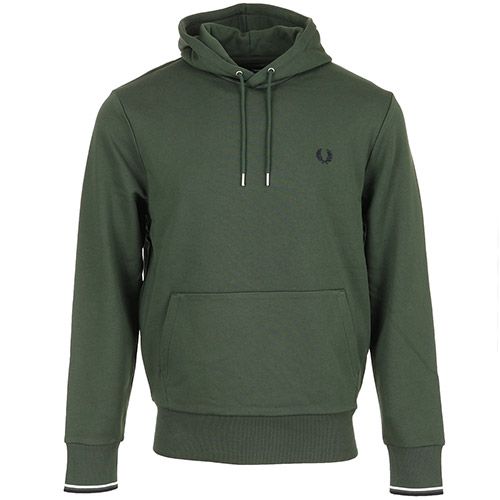 Fred Perry Tipped Hooded Sweatshirt