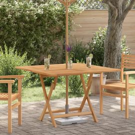Prolenta Premium - Table Pliable De Jardin 110x110x75 Cm Bois Massif De Teck