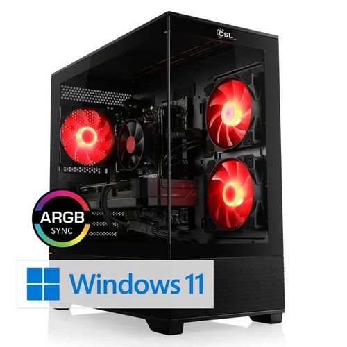 PC Gaming - CSL Computer - M11830H - AMD Ryzen 7 8700F - GeForce RTX 5070 - 32 Go DDR5 RAM