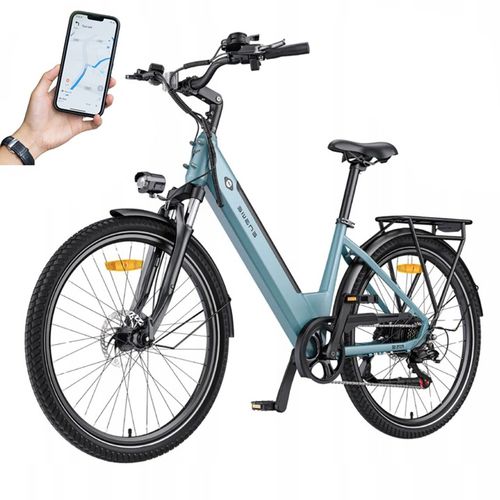 Engwe P275 Se - Vélo Électrique 27,5 Pouces - Autonomie 100 Km-Batterie 36v 13ah - Moteur 250w - Vitesse Maximale 25km/H - Capteur De Couple Intelligent - Freins Hydrauliques - Suspension Avant - Bleu