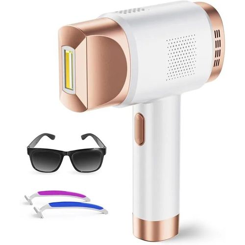 Épilateur Lumière Pulsée, Appareil Épilateur Laser Ipl 3 En 1 Avec 9 Niveaux D'énergie (Max 19,35j), 999,900 Flashs, Écran Tactile L
