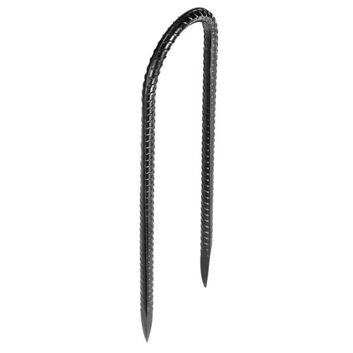 Piquets D'armature - Duoku - Lot De 12 - Acier Galvanisé - 25,4 Cm - Diamètre 8 Mm