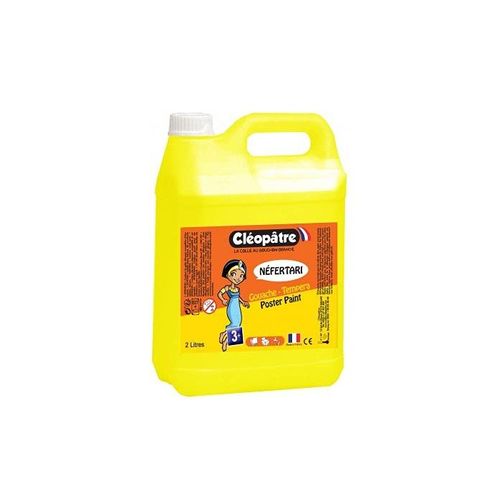 Cléopâtre Gouache Liquide Cleopatre Nefertari Coloris Jaune Le Flacon 2l