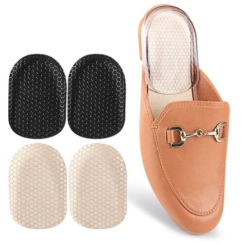 Coussinets Talon Nid D'abeille - Inserts Chaussures En Gel Silicone Souple Pour Talons Hauts, Antidérapants, Absorbant Les Chocs (2 Paires)