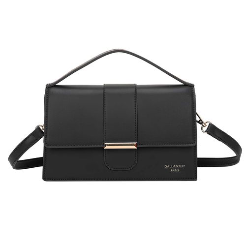 Sac à Main pour Femme avec Bandoulière Amovible et Fermoir à Bouton-pression Gallantry Noir