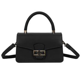 Sac à Main pour Femme avec Fermoir G Métallique et Bandoulière Amovible Gallantry Noir