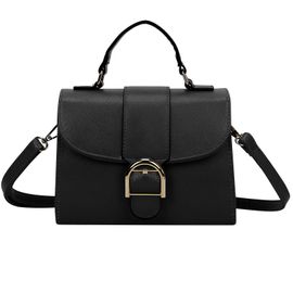 Sac à Main pour Femme avec Boucle Décorative et Bandoulière Amovible Gallantry Noir