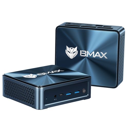 Mini PC BMAX B10 Pro, Intel i7-13620H 10 c?urs jusqu'à 4,9 GHz, 24 Go de RAM LPDDR5, SSD de 1 To, triple sortie vidéo (DP + HDMI + Type-C), Wi-Fi 6, Bluetooth 5.2