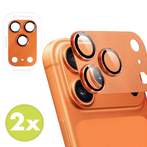 imoshion Protection Caméra en verre trempé 2 Pack iPhone 17 Pro Cosmic Orange
