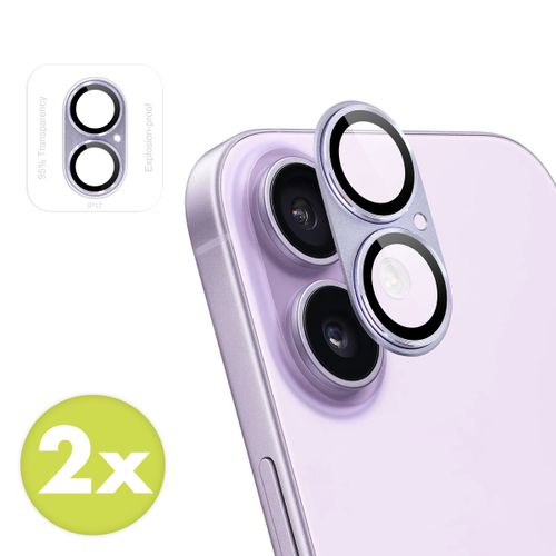 imoshion Protection Caméra en verre trempé 2 Pack iPhone 17 Lavender