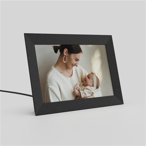 Cadre photo numérique Aura Ansel 10,1" Basalt Noir