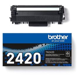 Brother TN2420 - À rendement élevé - noir - original - cartouche de toner - pour Brother DCP-L2510, L2530, L2537, L2550, HL-L2370, L2375, MFC-L2710, L2713, L2730, L2750