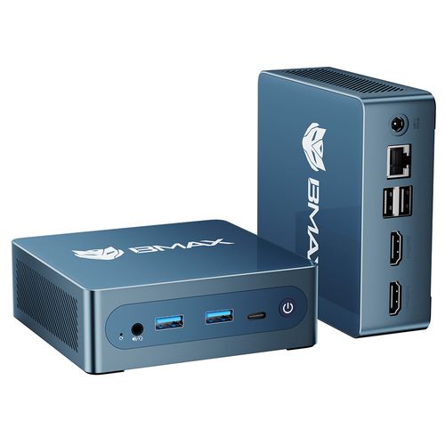 Mini PC BMAX B4 Ultra - Processeur Intel N150 Quadric?ur 3,6 GHz, 16Go RAM 512Go SSD, Double Affichage HDMI, Wi-Fi 5 & Bluetooth 5.0