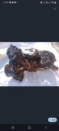 Scultura artisanale bois de mûrier centenaire et métal pièce unique