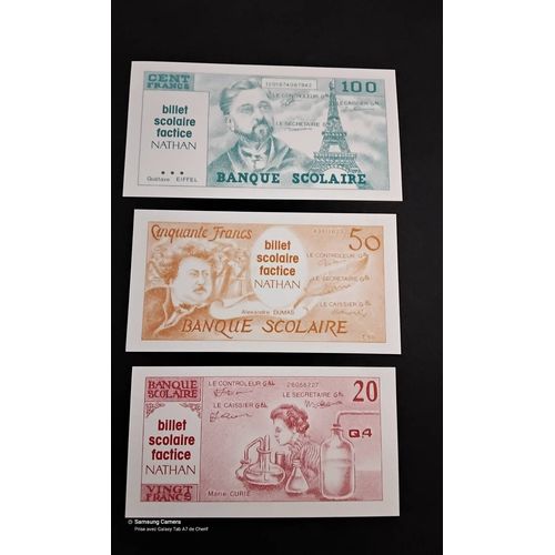 Lot De 3 Billets Scolaire Neufs Détails Voir Photos