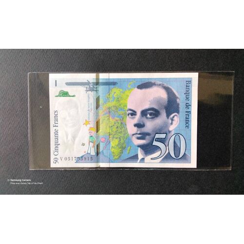 Billet De Banque : 50fr St Exupéry Neuf Unc Jamais Circulé, Très Craquant, Aucun Epinglage, Très Belle Couleur D'Origine, Billet De Très Haute Qualité Top !!!!!!!!!