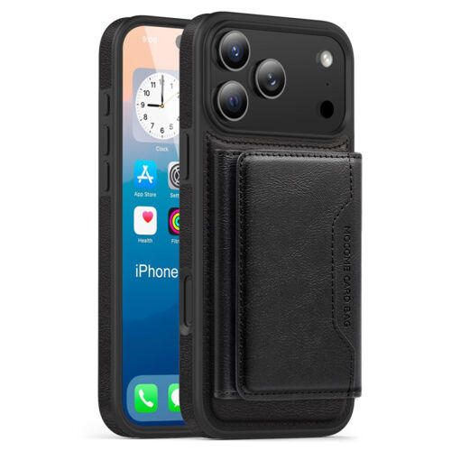 Coque iPhone 17 Pro MagSafe Premium avec Porte-Cartes Détachable