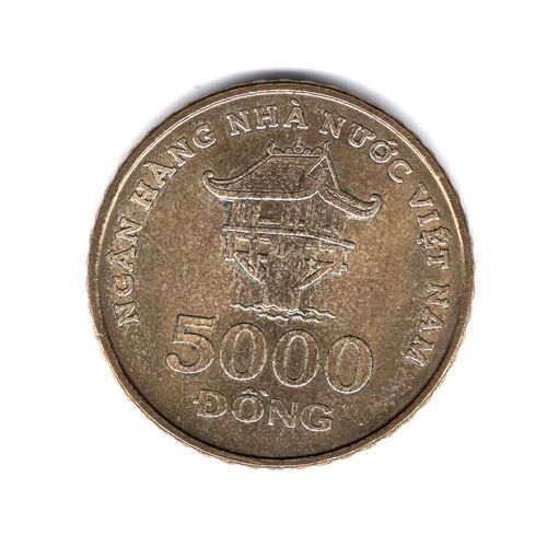 Viet Nam Piece De 5 000 Dong 2004 Laiton De Cupro - Aluminium -Nickel Ref Km 73 Poids 7.70 G Diametre 25.50 Mm Epaisseur 2.20 Mm Superbe