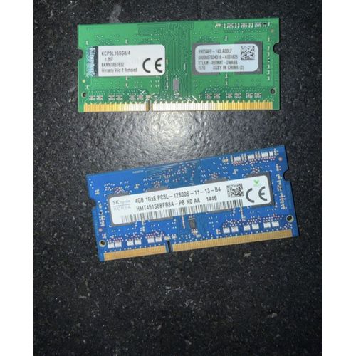 Mémoire vive 2x4Gb