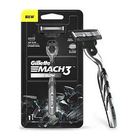 Gillette Mach3 Razor For Men With New Enhanced Lubrastrip With A Touch Of Charco 