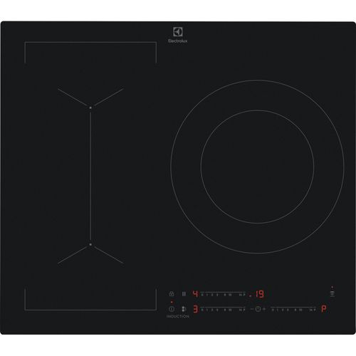 Electrolux Plaque de cuisson Induction SaphirMatt SE ; Série 600 Bridge 60 cm Zone Flexible Y63IV346CT Noir mat