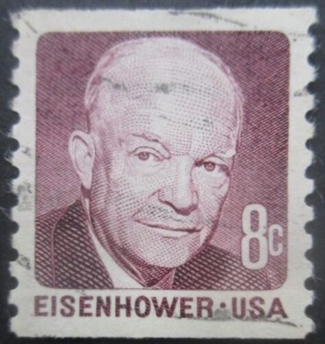 Etats-Unis N°922a Dentelé Verticalement Eisenhower Oblitéré