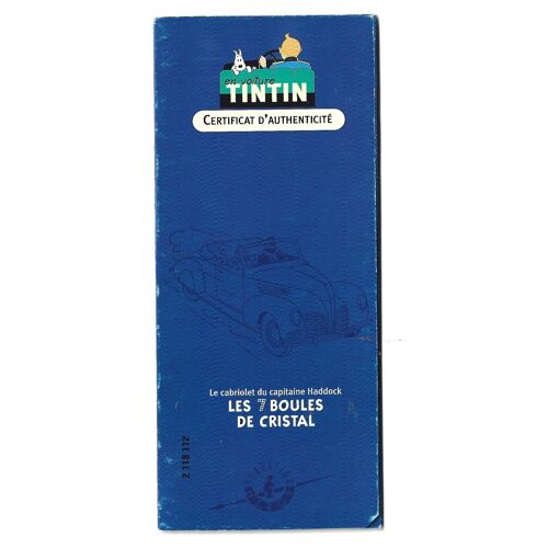 Livret Voiture Tintin Atlas12 Le Cabriolet Du Capitaine