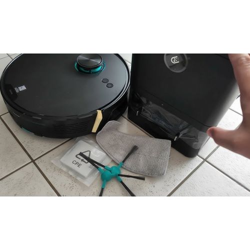 Ultenic T20 Pro Aspirateur Robot, Robot Aspirateur Laveur, Robot Silencieux Connecté avec WiFi/Bluetooth/Alexa/App, 6 Modes de Nettoyage, Auto-Charge, 8000 Pa, Idéal pour Poils d'animaux