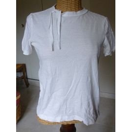 Haut / Top / T-Shirt Blanc Zara - S