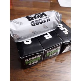 lot de 3 films ilford 120 périmés 2001-2002-2005
