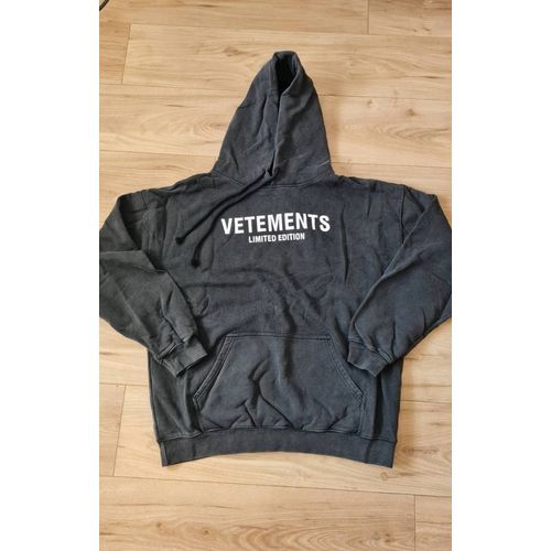 Hoodie À Logo Imprimé Unisexe "Vetements" Limited Edition Pull À Capuche Sweat-Shirt