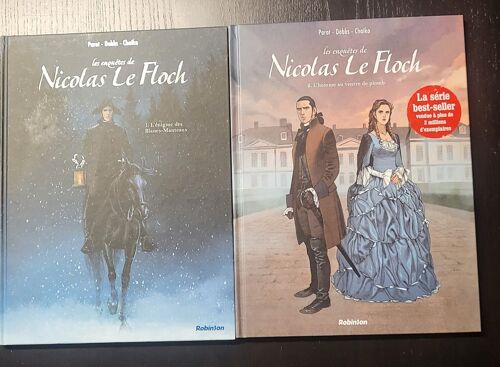 Lot Les Enquêtes De Nicolas Le Floch Tome 1 Et 2 - Parot/Dobbs/Chaiko - Robinson