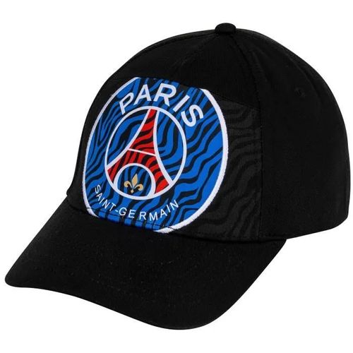 58 Cm - Casquette - Paris Saint Germain - Collection Officielle - Taille Réglable - Coton - Noir