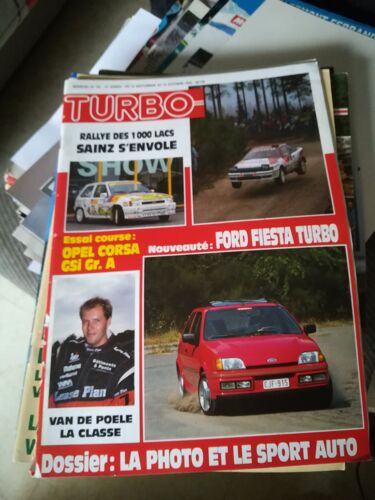 Turbo Magazine 172 De 1990 Procar,Duez,Tour De La Reunion,Bianchi Rally,Stefani,Ford Fiesta Rs Turbo