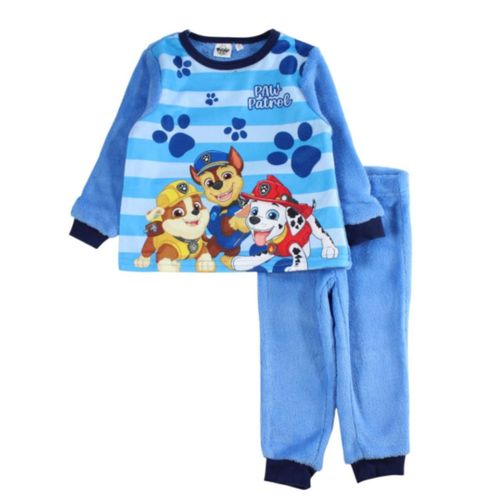 Pyjama Polaire Pat Patrouille Enfant Garcon - Bleu Ciel (Taille 2 Ans,Couleur Bleu)