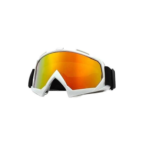 Lunettes de protection unisexes coupe-vent pour moto tout-terrain, moto cross, ski et snowboard - Couleur F