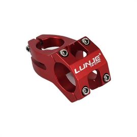 Potence De Vélo Vtt 31,8 X 45 Mm En Alliage D'aluminium Haute Résistance (Rouge)