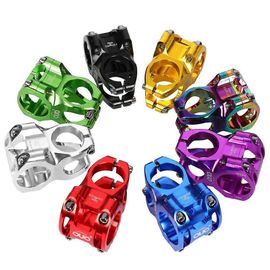 Potence De Vélo 31,8 X 25,4 Mm, Cale 35 Mm, Vtt, Angle 0°, Noire