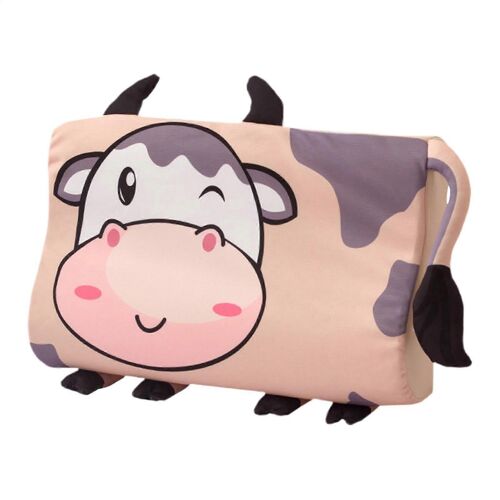 Oreiller Cervical Pour Dormir - Oreiller Cervical En Mousse Souple À Motif Vache Pour Enfants, Soutien Orthopédique Et Rafraîchissant Ergonomique Pour Les Personnes Dormant Sur Le Côté 