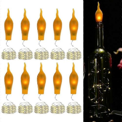 Guirlande Lumineuse De 2 Mètres Avec 23 Led Pour Bouchons De Bouteille, Lampe Pour Bouteille De Vin, Ip65
