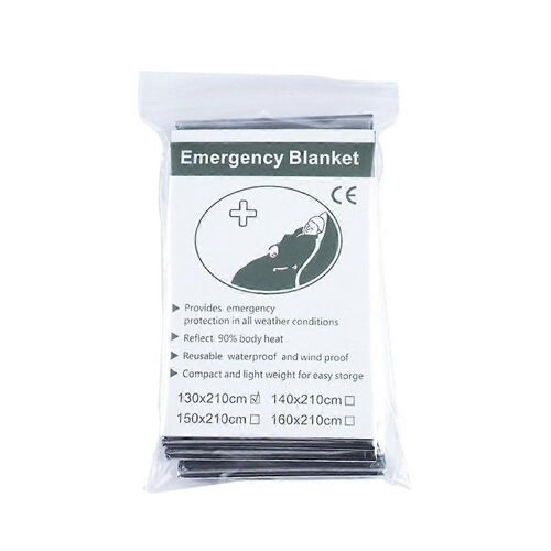 Couverture De Survie Thermique « Vaisseau Spatial » Pour L'extérieur, Sac De Couchage Isolant Thermique 130 X 210 Cm Réf. : 4475