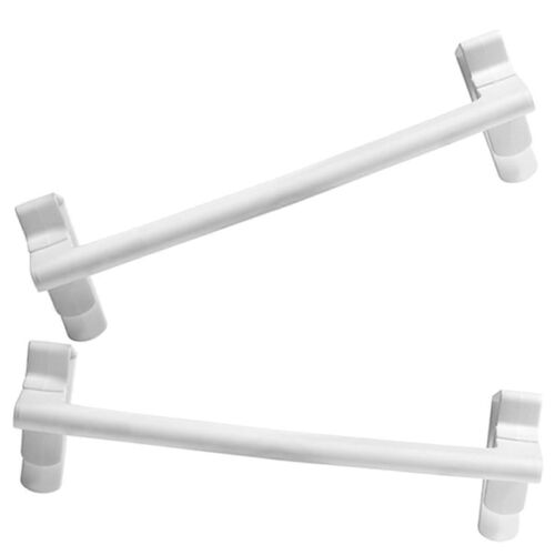 Lot de 2 barres de suspension pour serviettes sans perçage, porte-serviettes, organiseur de chiffons