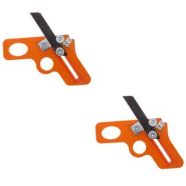 2 rabots à main, outil de menuiserie, rabot de 8 mm pour le chanfreinage et le détourage des bords
