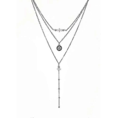 Pendentif Multicouche À Longue Chaîne