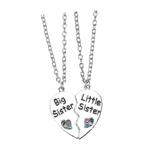 Chaîne D'amitié En Forme De C?Ur Avec Pendentif Détachable, Idéale Pour Les Anniversaires Et Les Remises De Diplômes. Matériau En Alliage De Qualité, Créatif Et Symbolique.