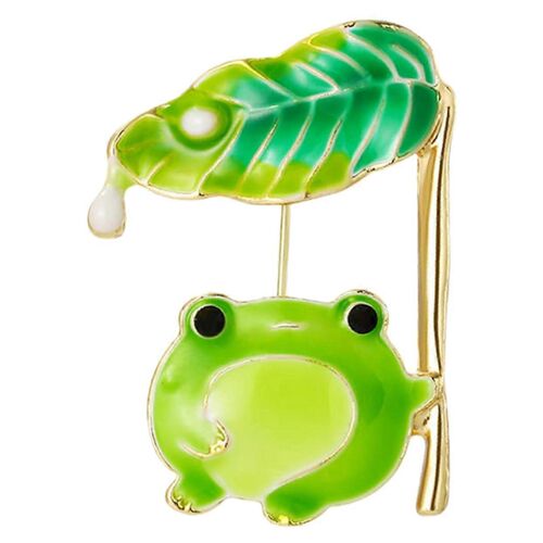 Broche Grenouille Décorative En Métal Pour Vêtements, Chapeaux Et Écharpes. Broche Élégante Pour Occasions Spéciales. Modèle Unisexe, Durable Et Sécurisée.
