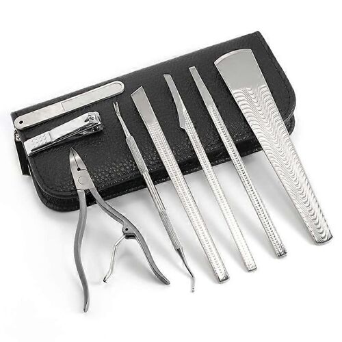 Kit De 8 Outils Pour Ongles D'orteils En Acier Inoxydable